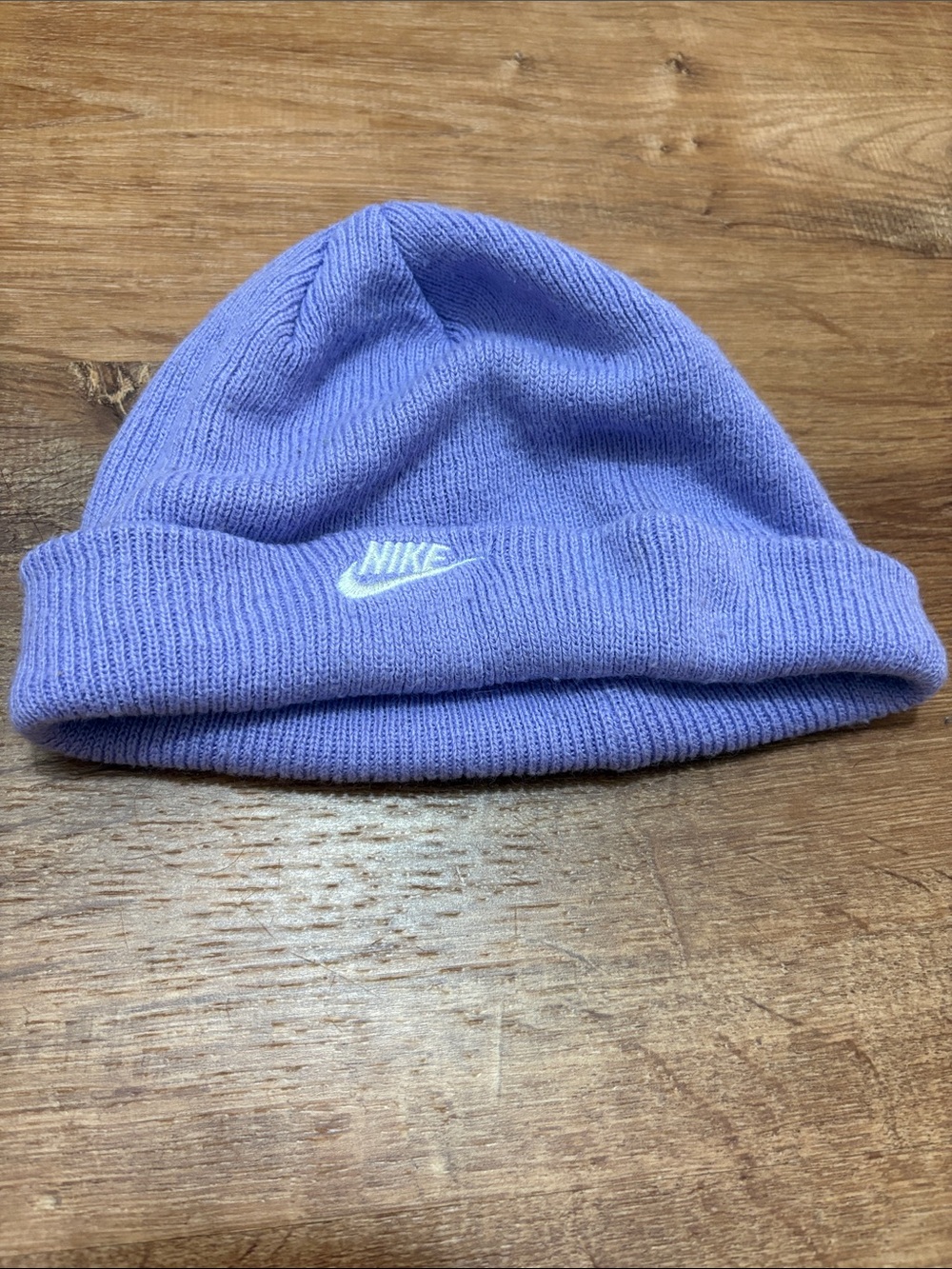 Nike Toddler Girls Lavender Knit Cuffed Beanie